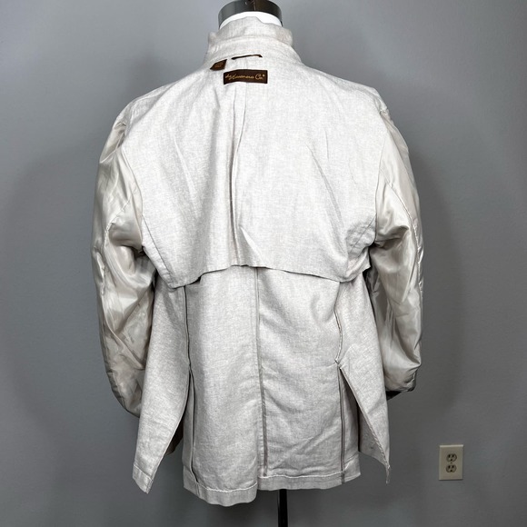 Havanera Co. Tan Linen Cotton Sport Coat Size Large 42 - Picture 10 of 10